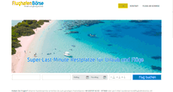 Desktop Screenshot of flughafenboerse.net